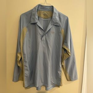 Under Armour long sleeve pullover with buttons & collar